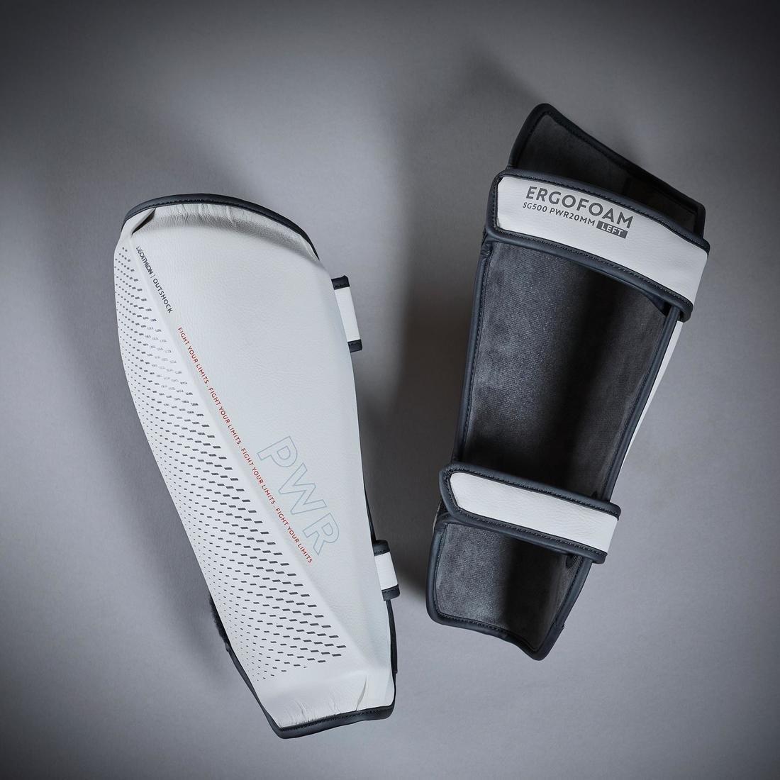 500 Ergo Boxing Shin Guard, Grey, , large image number 12