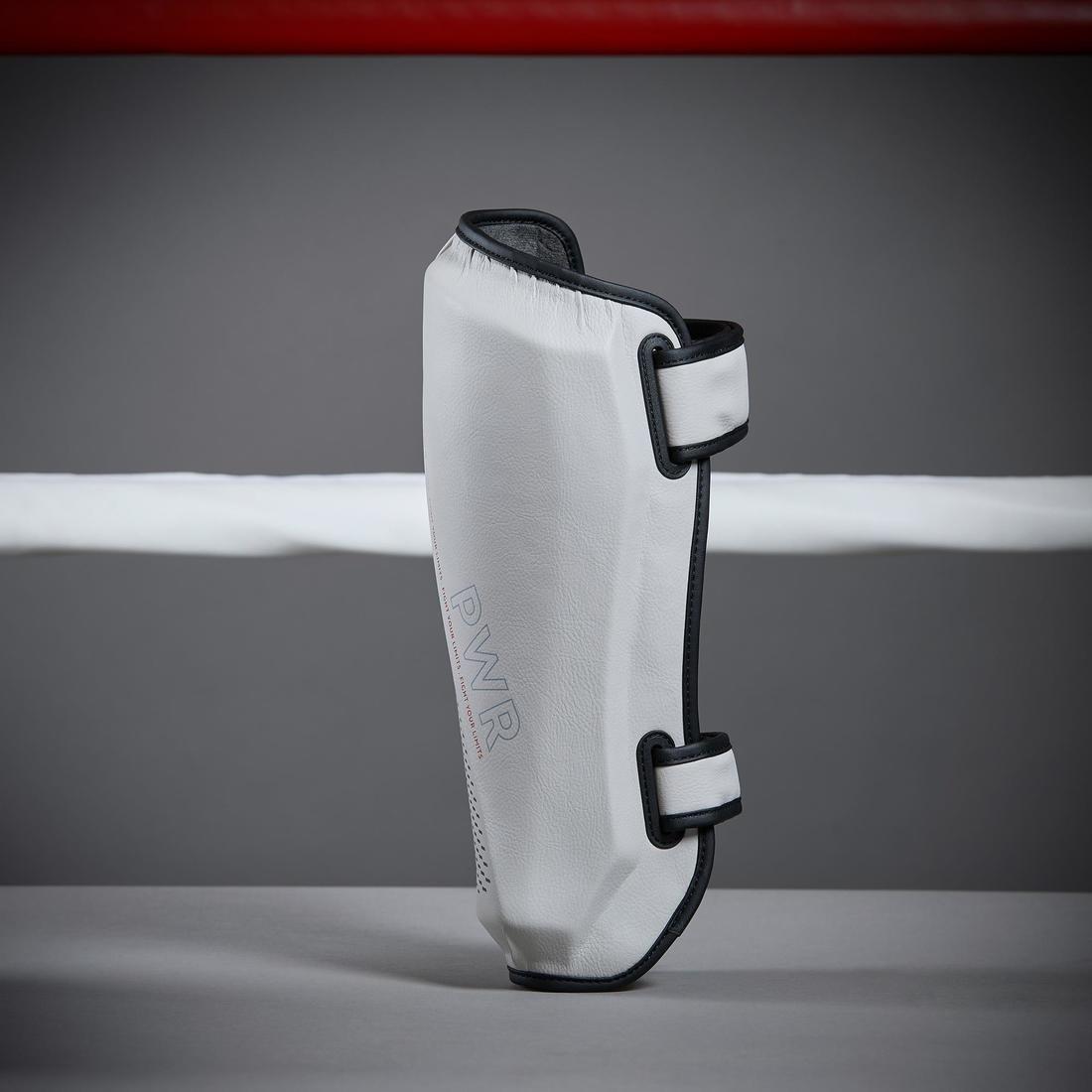 500 Ergo Boxing Shin Guard, Grey, , large image number 14