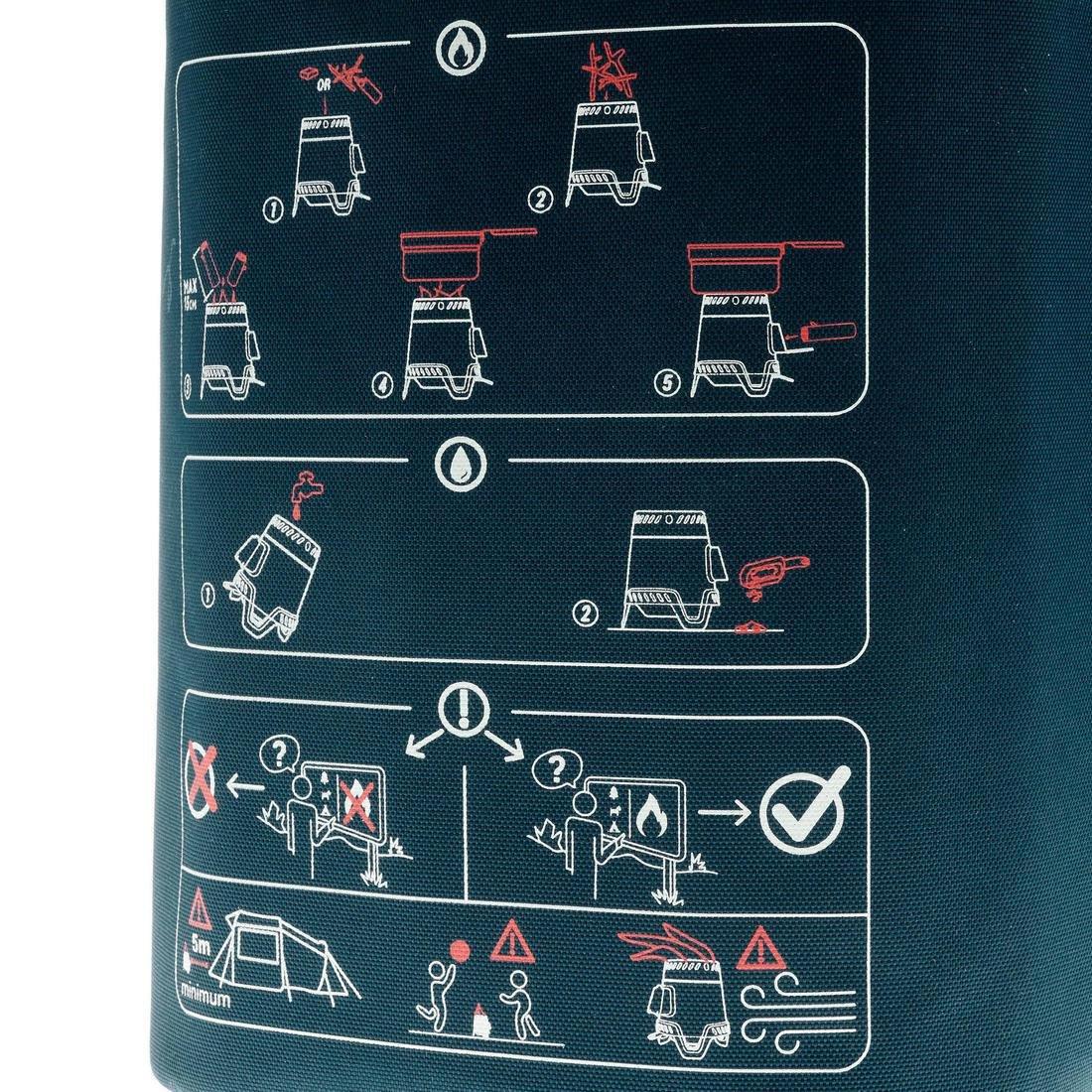 Wood-Burning Camping Stove Grey, No Color, medium