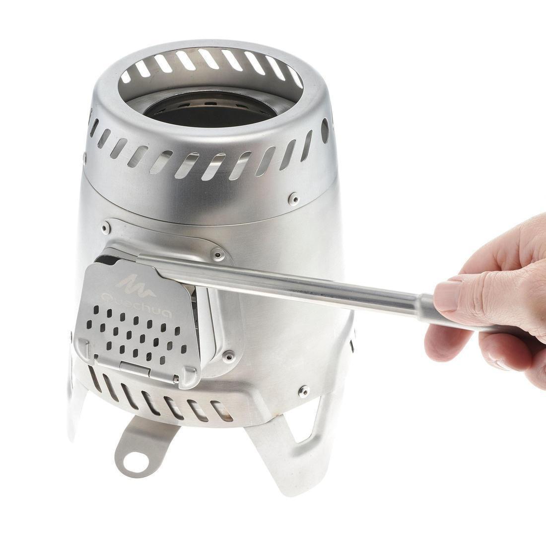 QUECHUA - Wood-Burning Camping Stove Grey