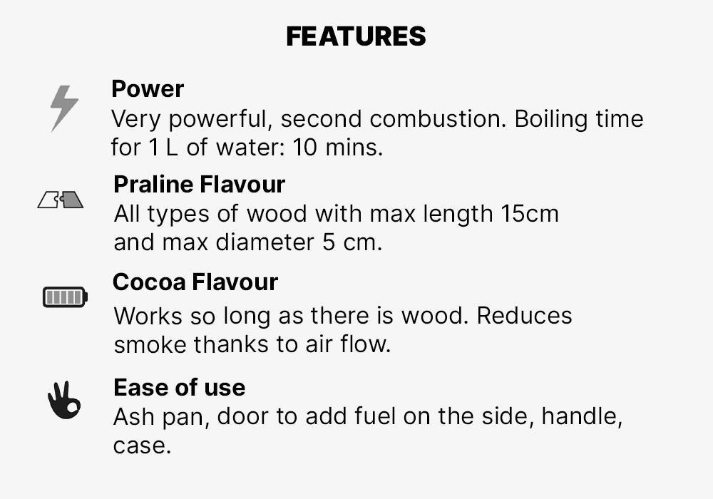 Wood-Burning Camping Stove Grey, No Color, medium