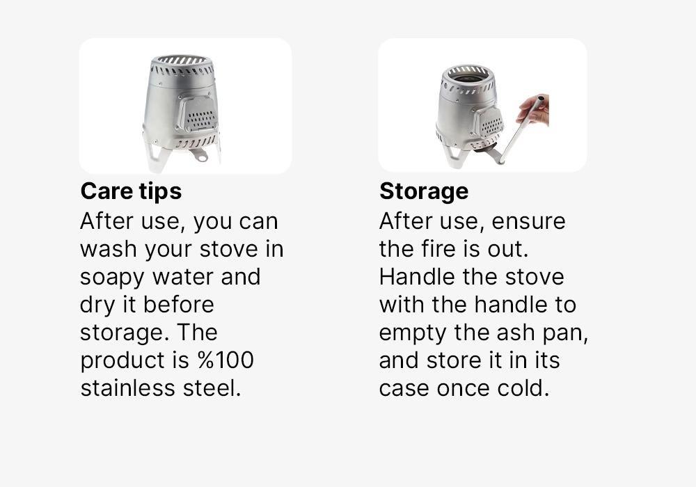 Wood-Burning Camping Stove Grey, No Color, medium