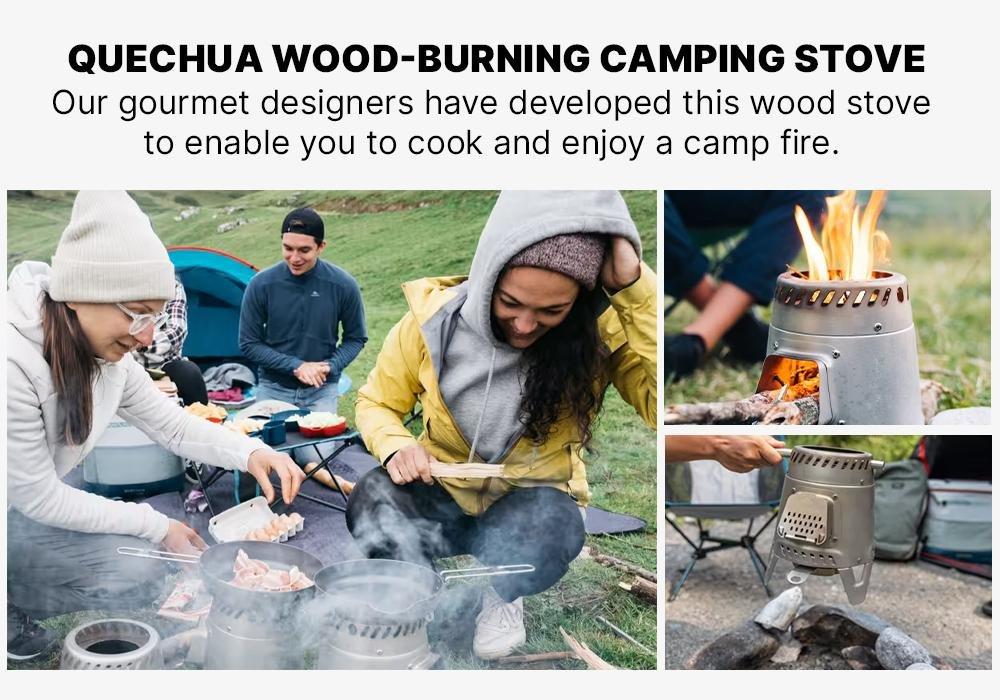 Wood-Burning Camping Stove Grey, No Color, medium