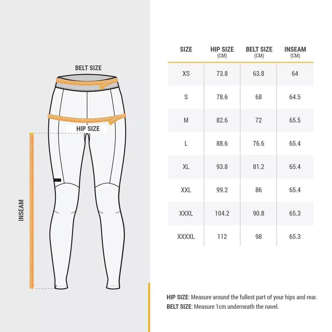 BLACK Women's merino wool legging underwear - MT500, , large image number 2