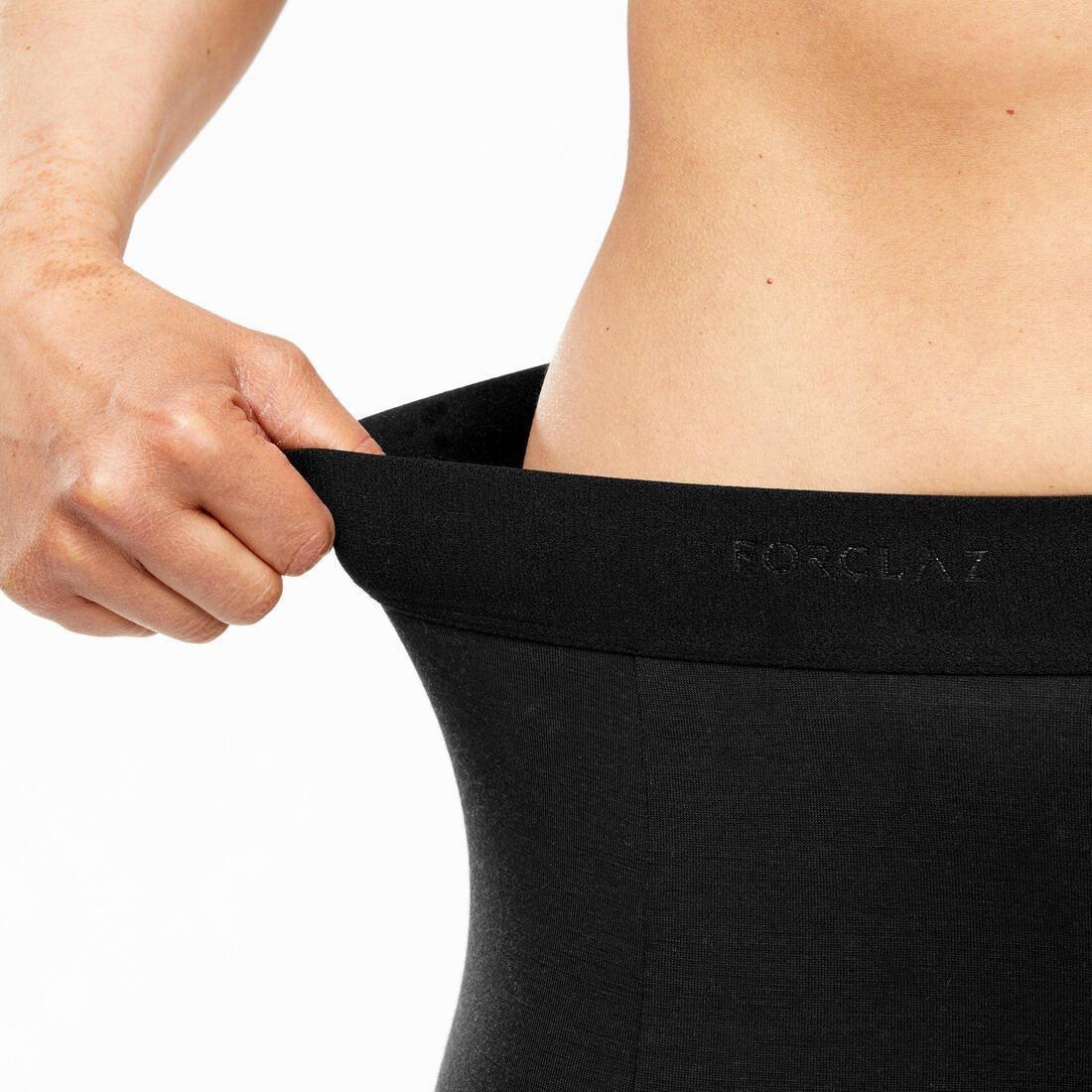 BLACK Women's merino wool legging underwear - MT500, , large image number 6