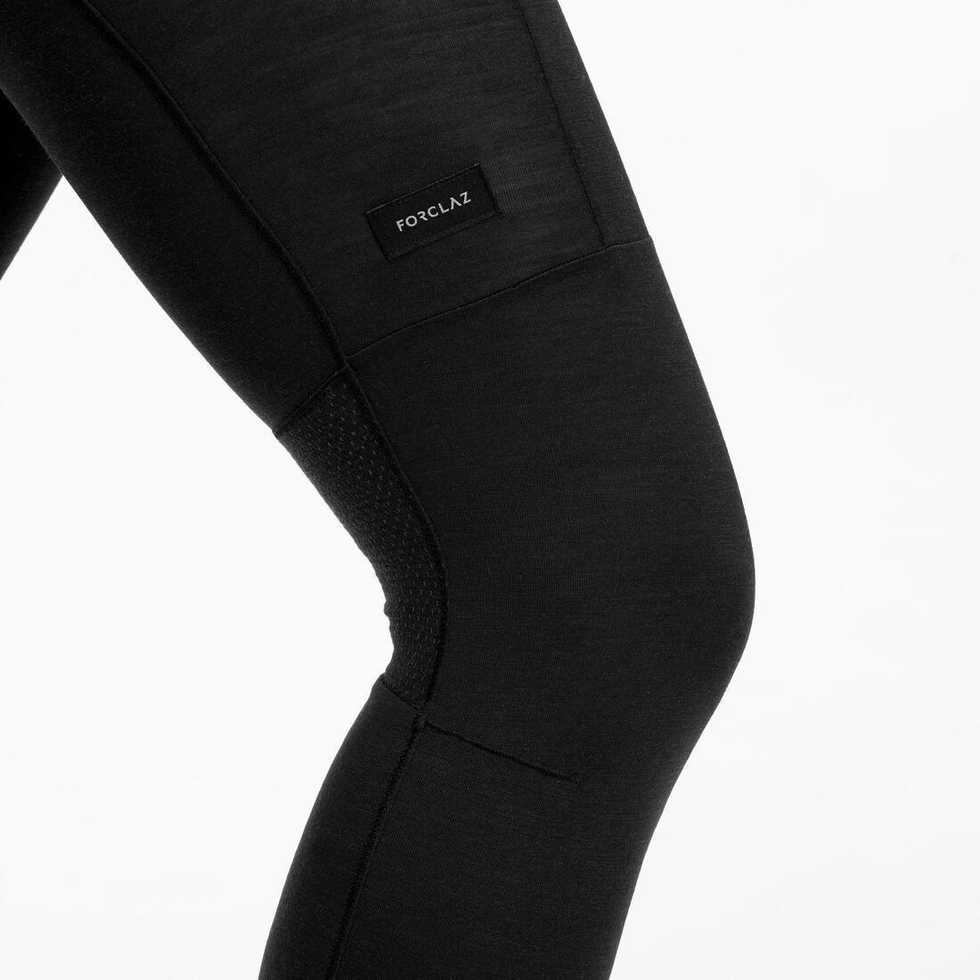 BLACK Women's merino wool legging underwear - MT500, , large image number 7