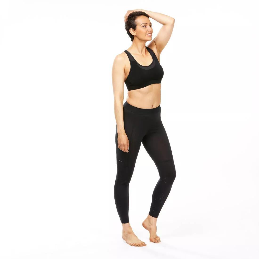 BLACK Women's merino wool legging underwear - MT500, , large image number 8