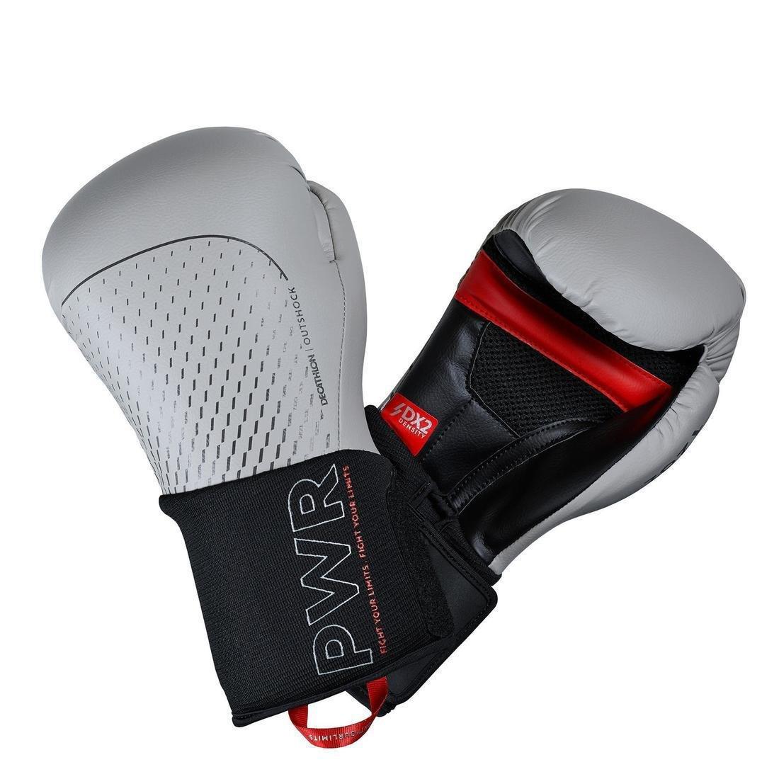 Boxing Gloves - 500 Ergo, Grey, , large image number 1
