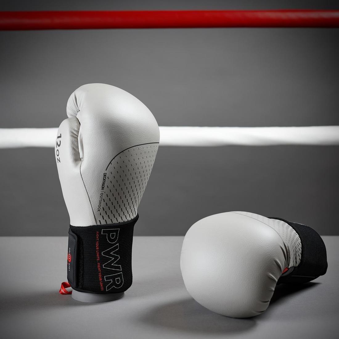 Boxing Gloves - 500 Ergo, Grey, , large image number 2