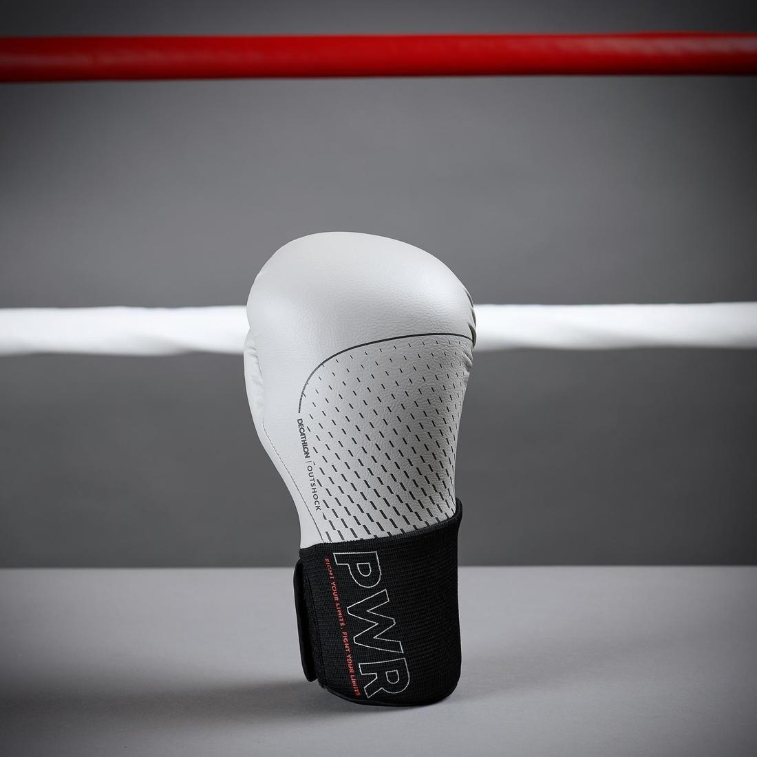 Boxing Gloves - 500 Ergo, Grey, , large image number 4