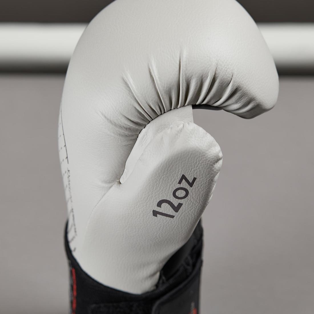 Boxing Gloves - 500 Ergo, Grey, , large image number 8