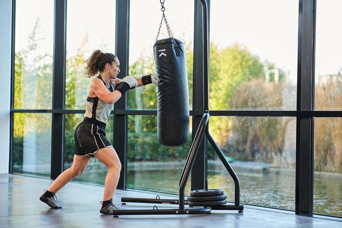 Boxing Gloves - 500 Ergo, Grey, , large image number 14