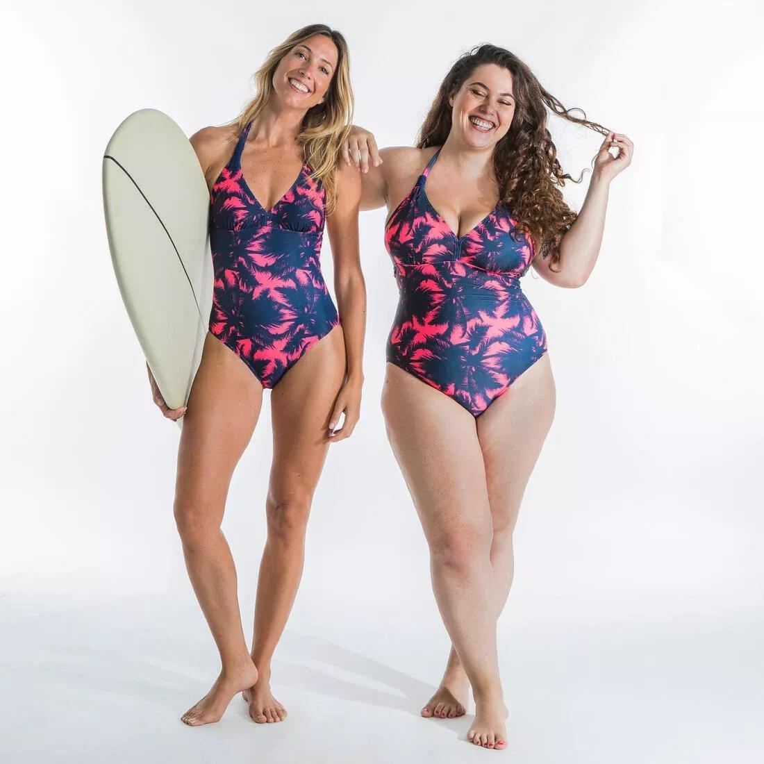 Cori Poly 1-Piece Surf Swimwear, Pink, , large image number 9