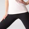 DOMYOS - Cotton Fitness Leggings Salto, Grey
