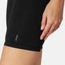DOMYOS - CottonFitness Cycling Shorts Fit, Black