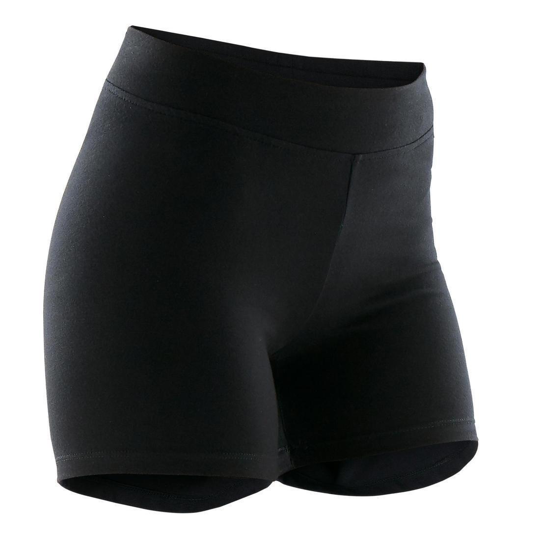 DOMYOS - Cotton Fitness Shorts Fit+, Black