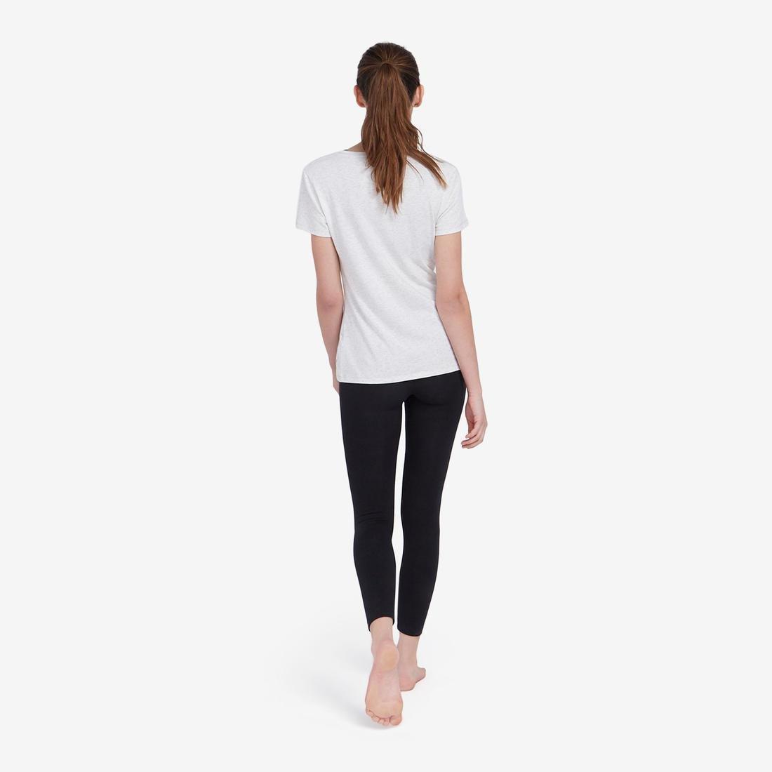 Cotton Fitness Leggings Fit+, Black, , large image number 4