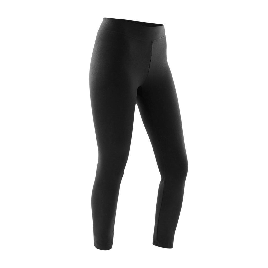 Cotton Fitness Leggings Fit+, Black, No Color, large image number 6