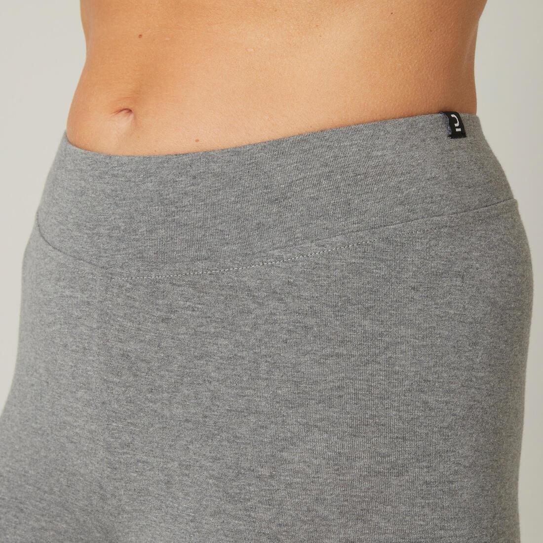 7/8 Cotton Fitness Leggings Fit, Grey, , large image number 3