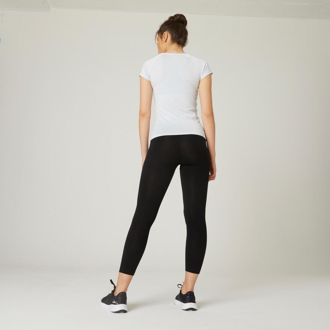 7/8 Cotton Fitness Leggings Fit, Grey, , large image number 6