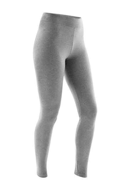 Fitness Cotton Leggings Fit, Grey, No Color, medium