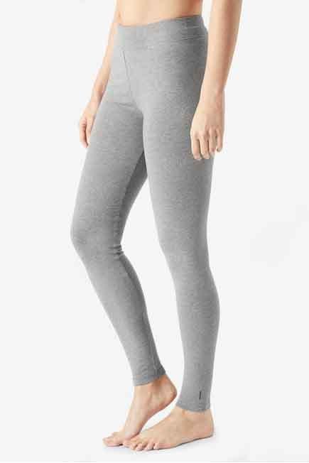 Fitness Cotton Leggings Fit, Grey, No Color, large image number 3