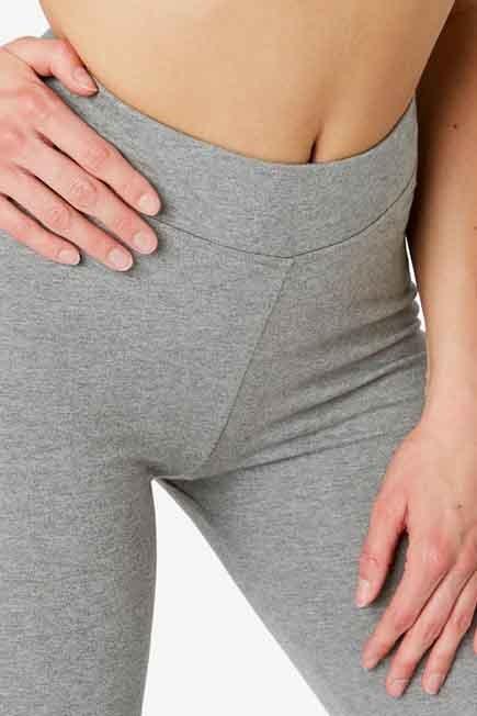 Fitness Cotton Leggings Fit, Grey, No Color, large image number 6