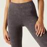 DOMYOS - Fitness  Cotton Leggings Fit, Grey