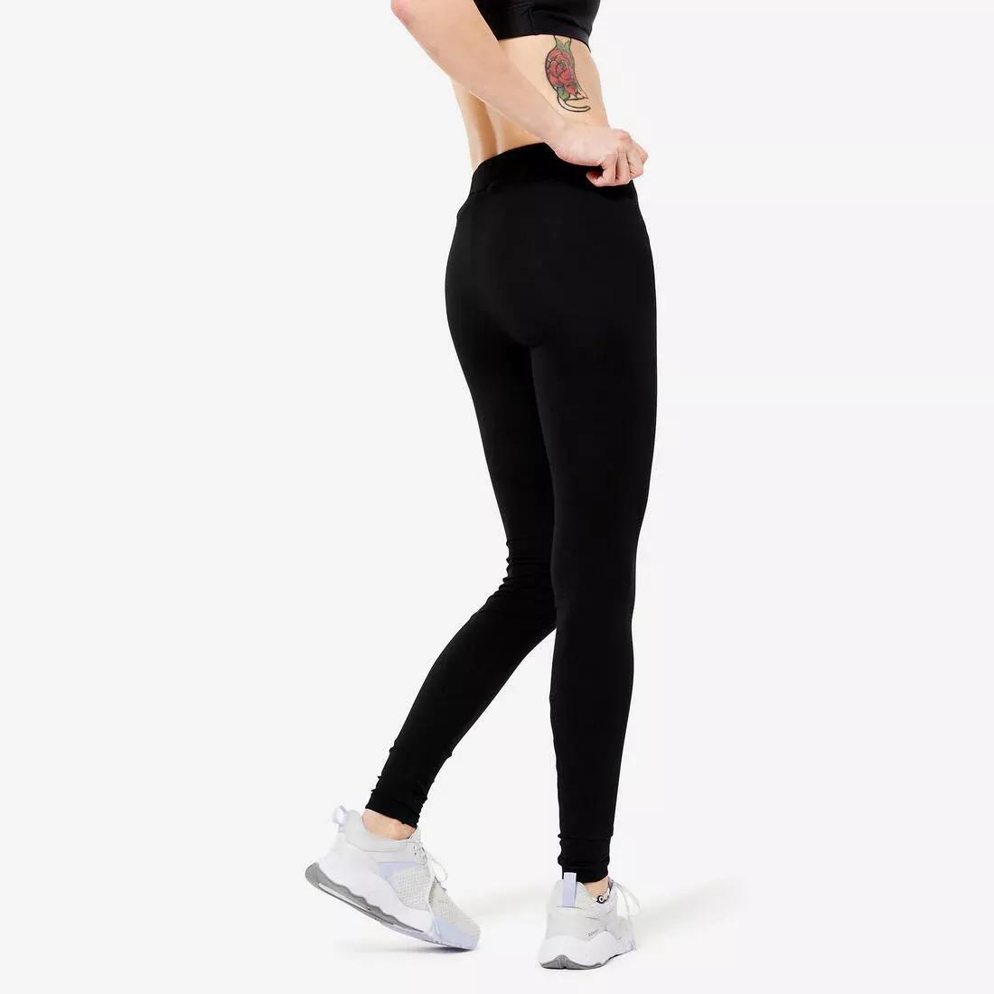 Decathlon Soft Women Fitness Cotton Leggings Fit+ (Soft, Cotton