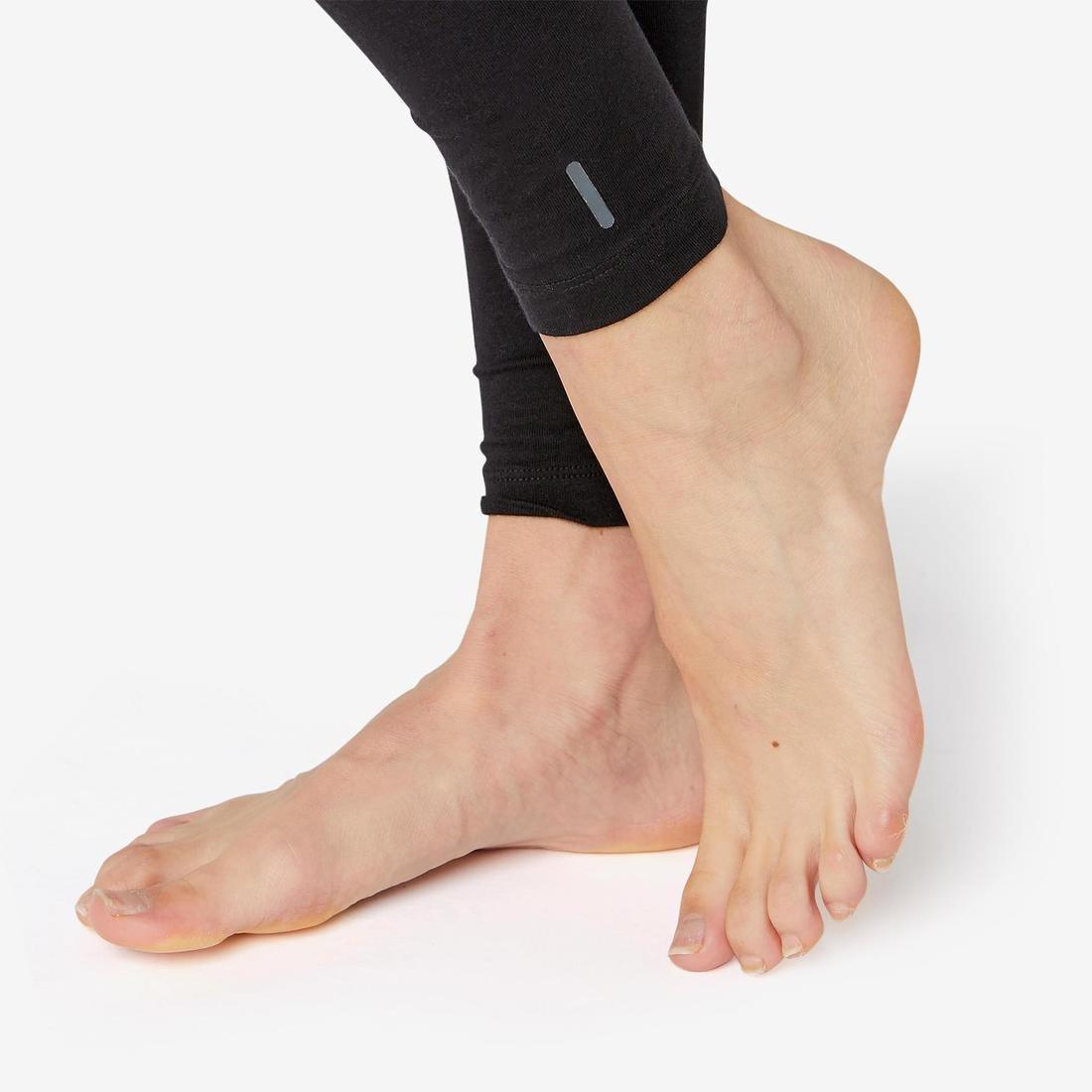 FIT 500 Women's Slim-Fit Gym Stretching Leggings - / AOP, Black, , large image number 12