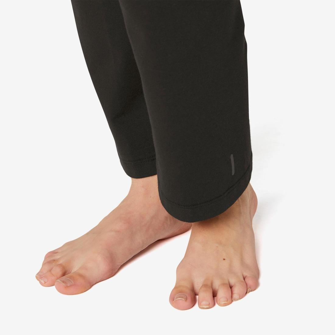 Straight-CutCottonFitness Leggings Fit, Black, , large image number 7