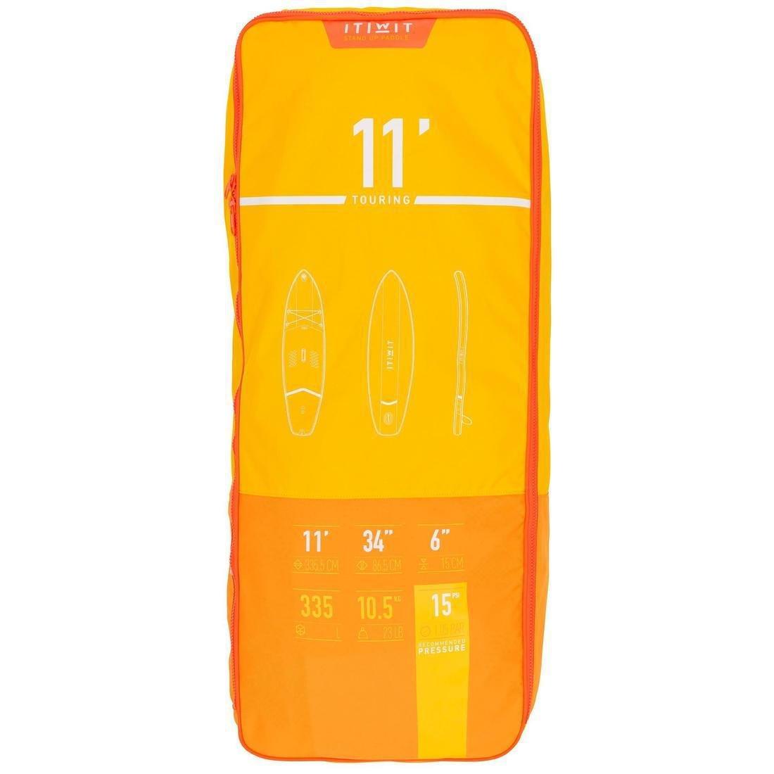 11 Feet Beginner Inflatable Stand-Up Paddleboard , Sunflower, No Color, large image number 4