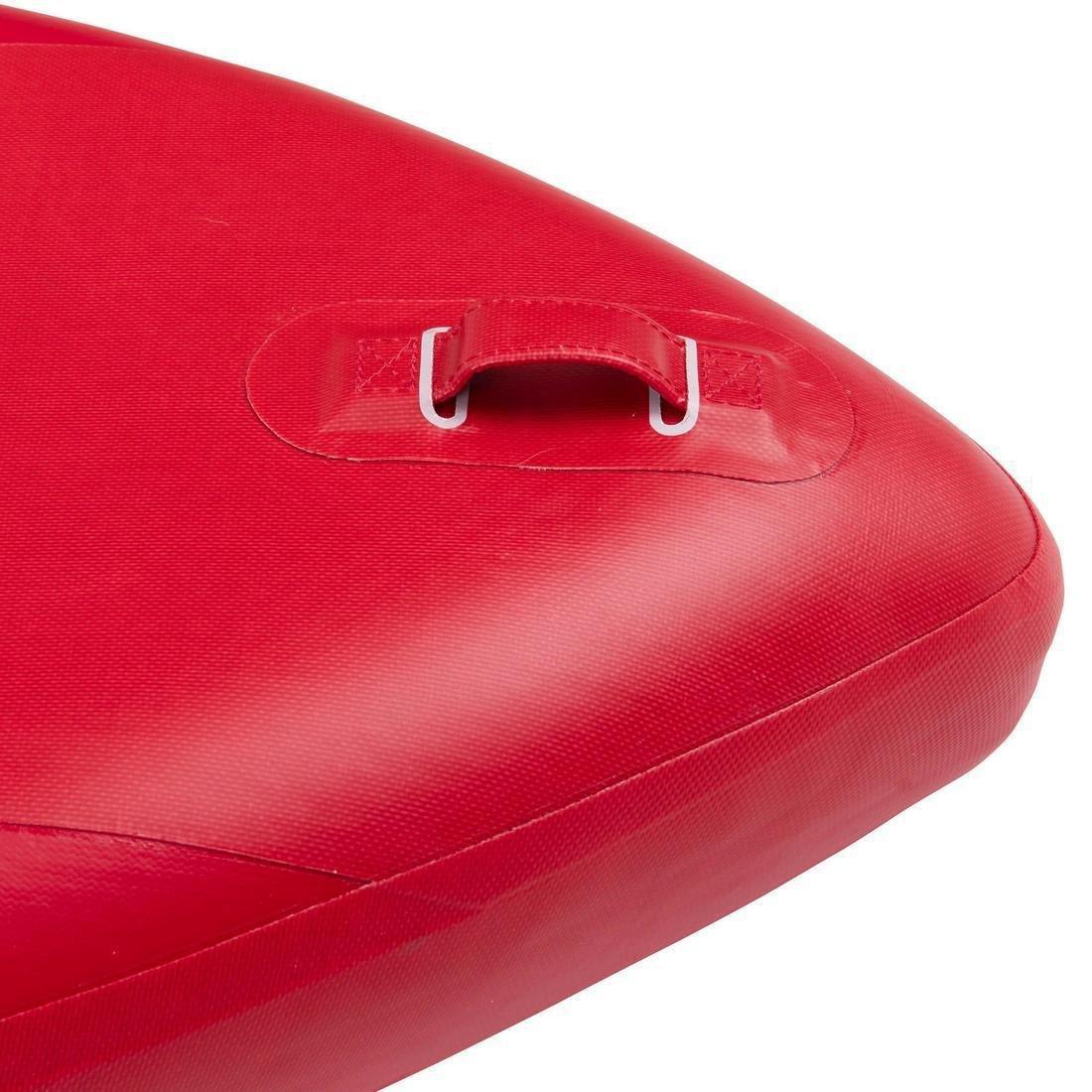 Beginner Inflatable Stand-Up Paddleboard, Fluo Red, No Color, large image number 2