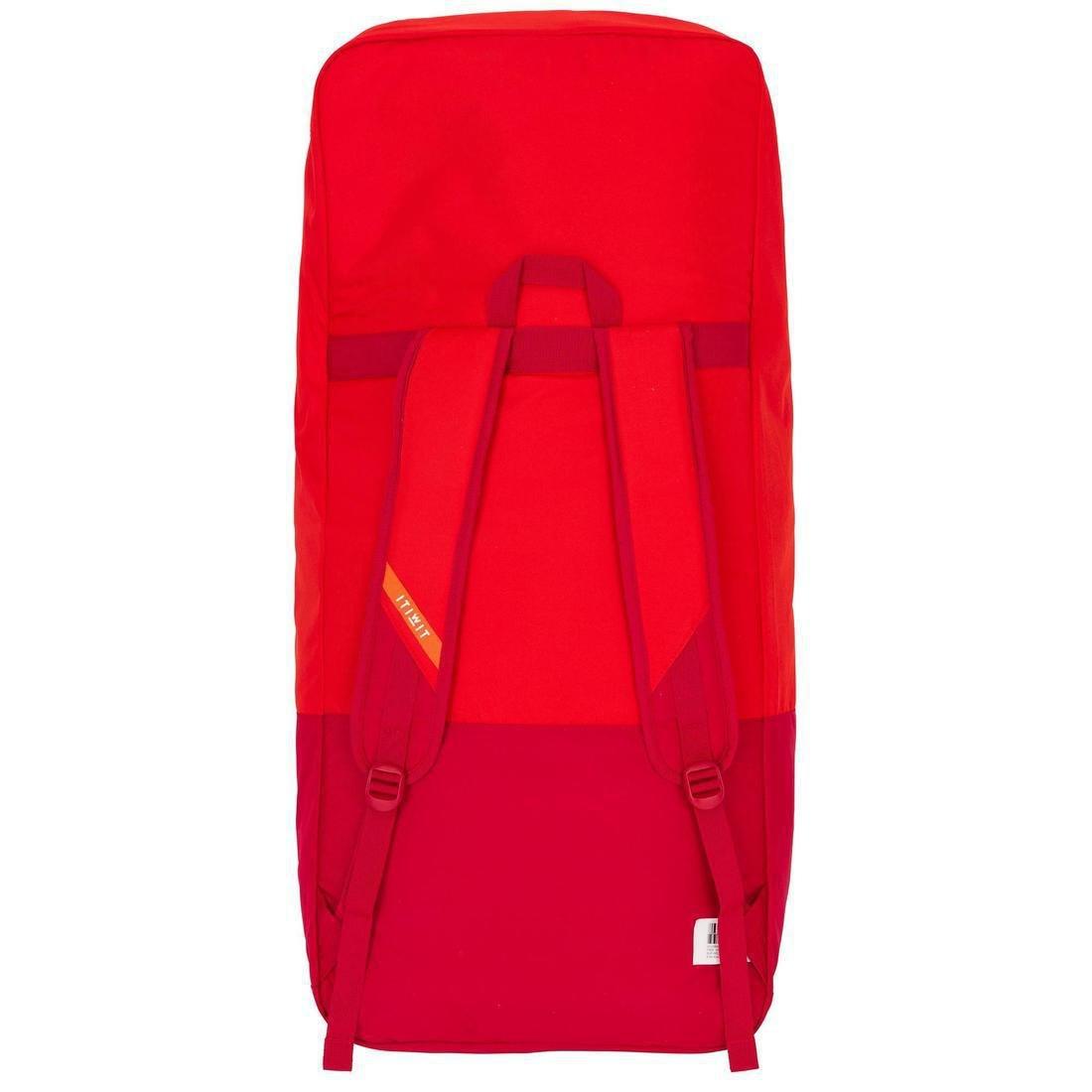 Beginner Inflatable Stand-Up Paddleboard, Fluo Red, No Color, large image number 5