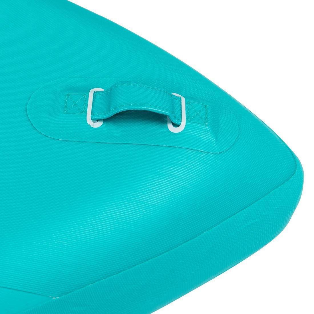 Beginner Inflatable Stand-Up Paddleboard, Turquoise Green, No Color, large image number 7