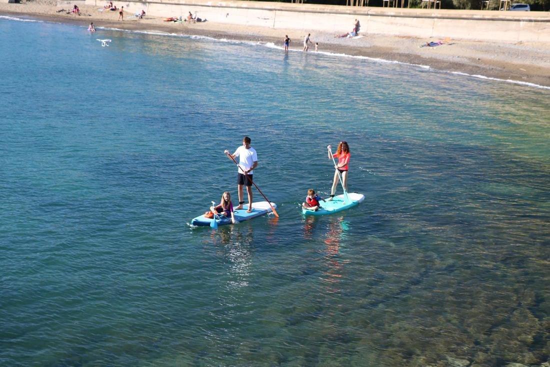 Beginner Inflatable Stand-Up Paddleboard, No Color, medium