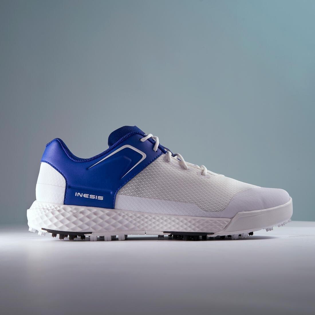 Men Grip Summer Golf Shoes, White, No Color, large image number 12