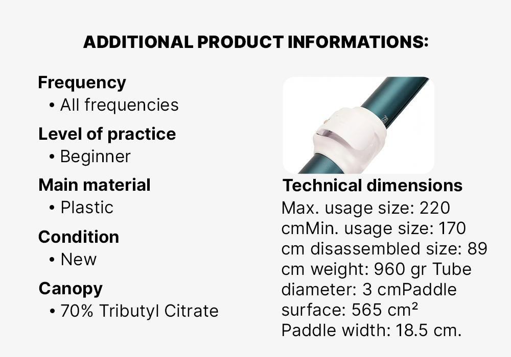 3-Part Adjustable Stand Up Paddle, Deep Blue, No Color, medium