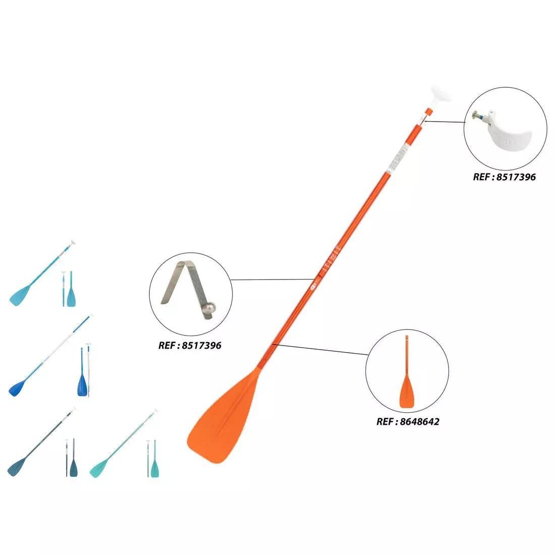 3-Part Adjustable Stand Up Paddle, Blue, No Color, medium