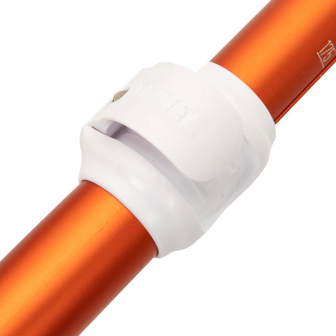 2-Part Stand-Up Paddleboard Paddle 100 Adjustable, Blood Orange, No Color, large image number 5