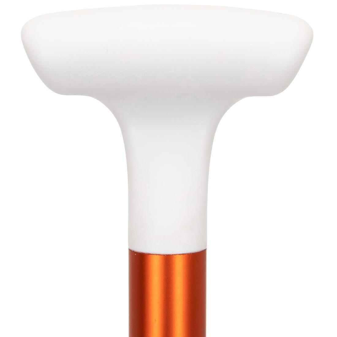 2-Part Stand-Up Paddleboard Paddle 100 Adjustable, Blood Orange, No Color, large image number 6