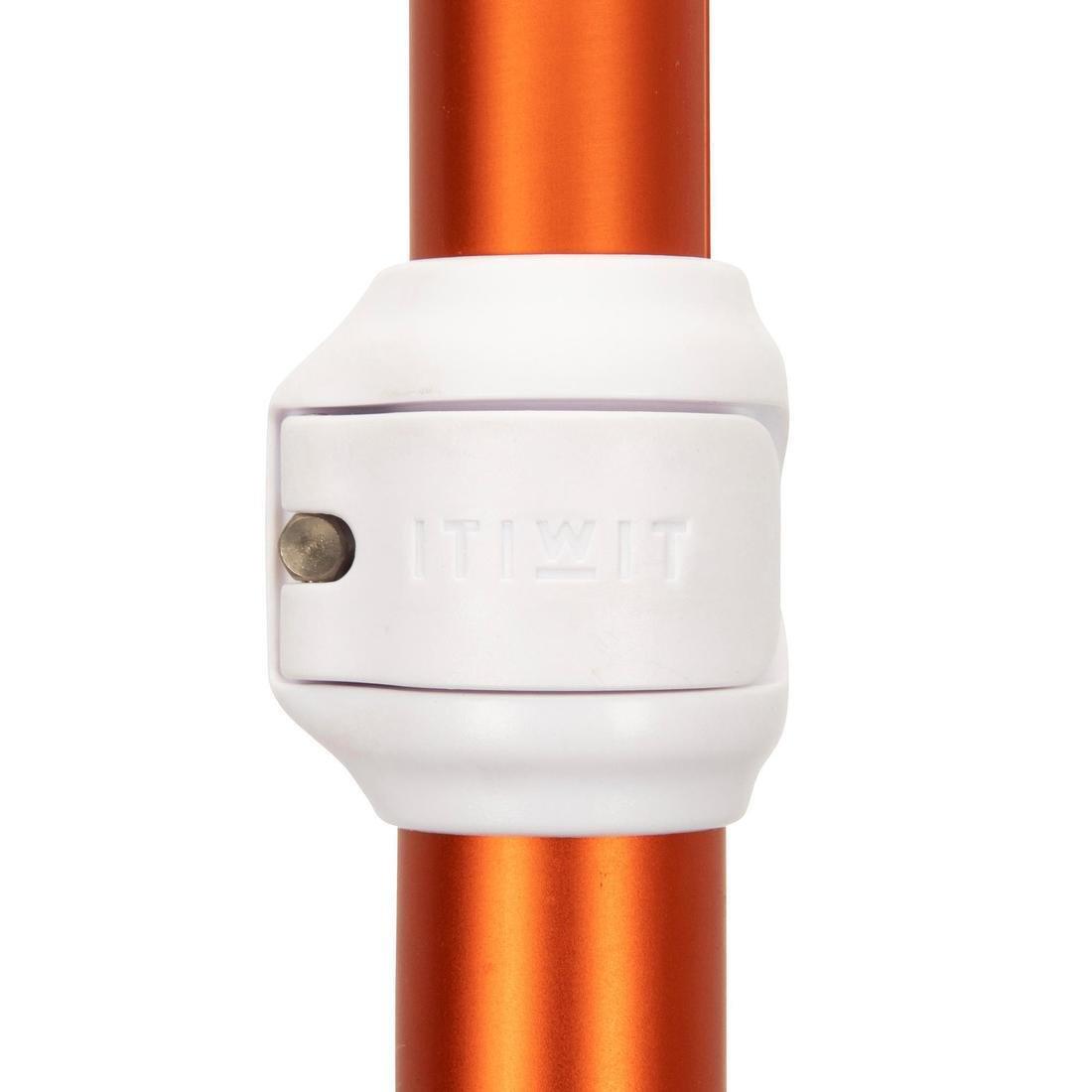 2-Part Stand-Up Paddleboard Paddle 100 Adjustable, Orange, No Color, large image number 7