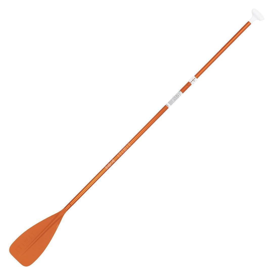 ITIWIT - 2-Part Stand-Up Paddleboard Paddle 100 Adjustable, Blood Orange