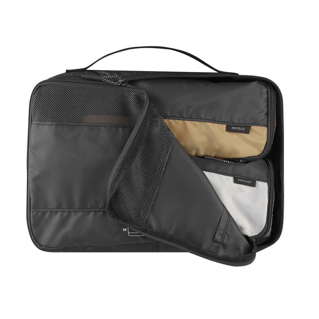 Kit of 3 Travel Storage Bags, Grey, , medium