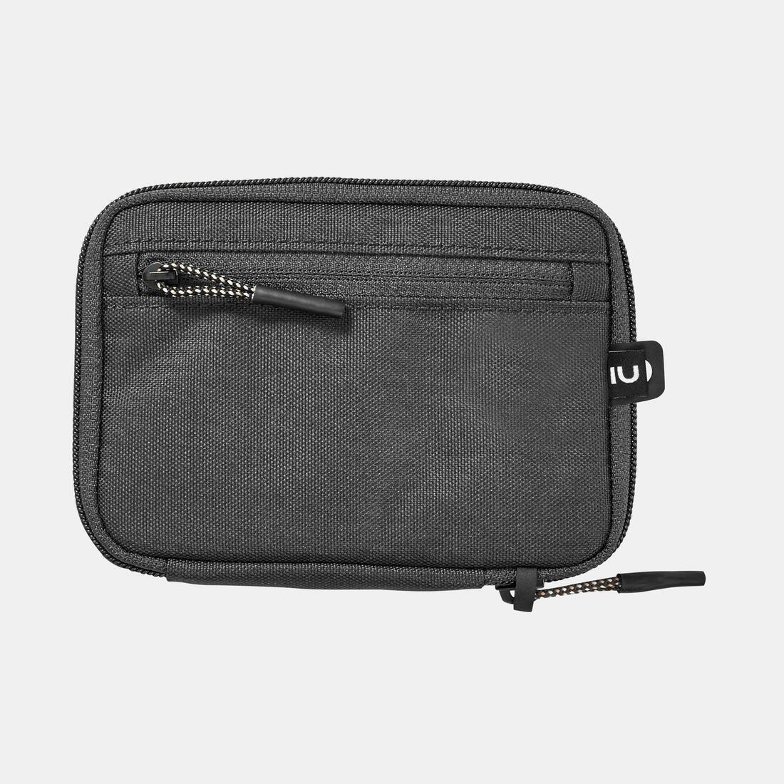 FORCLAZ - Small Travel Organiser Wallet, Black