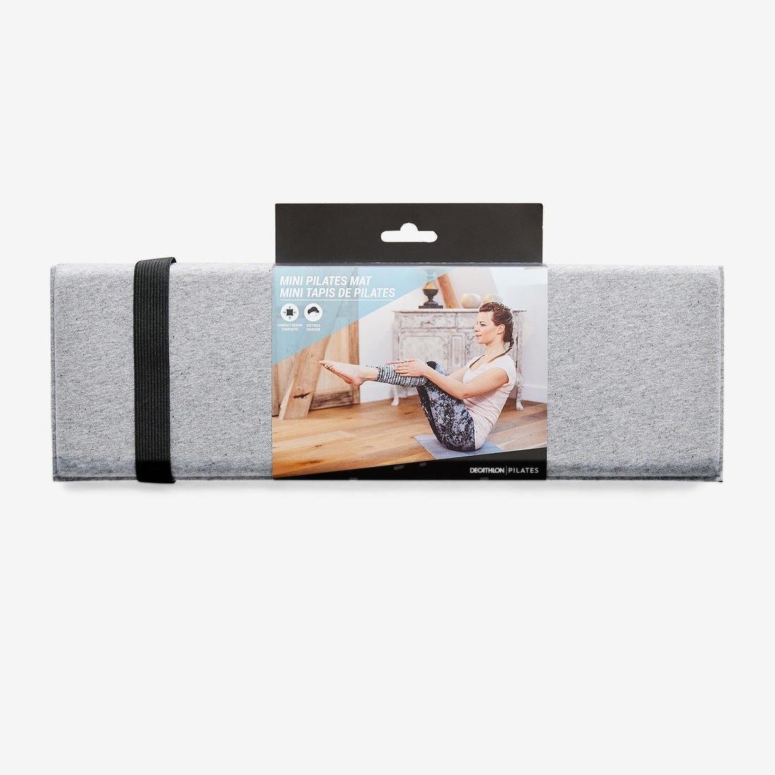Pilates Mini Floor Mat, Grey, No Color, large image number 0
