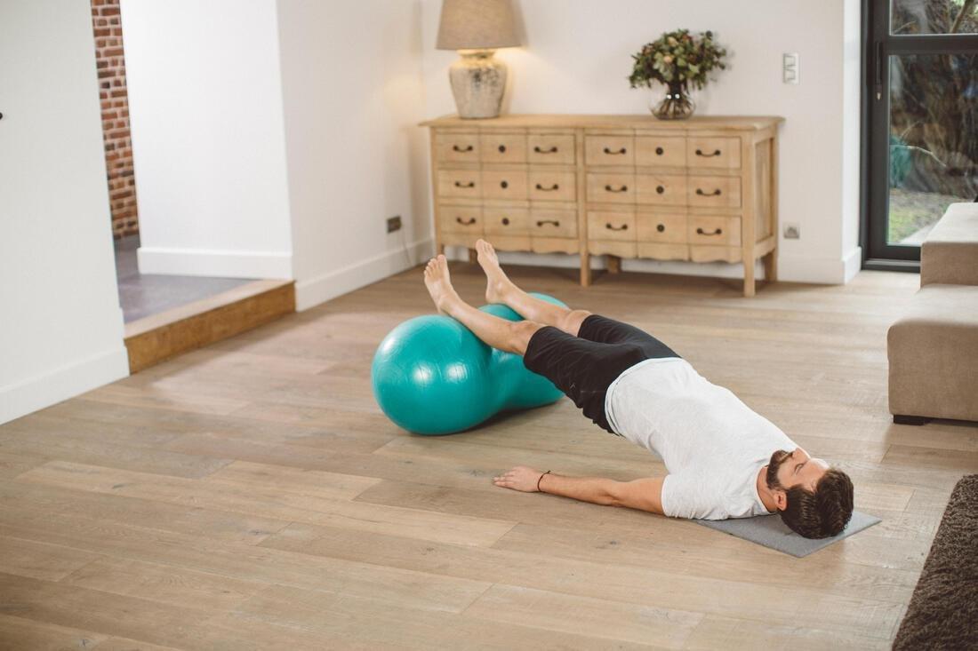 Pilates Mini Floor Mat, Grey, No Color, large image number 10