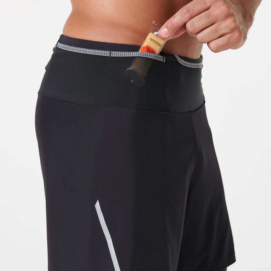 Comfort Trail Running Tight Shorts, Black, No Color, large image number 8