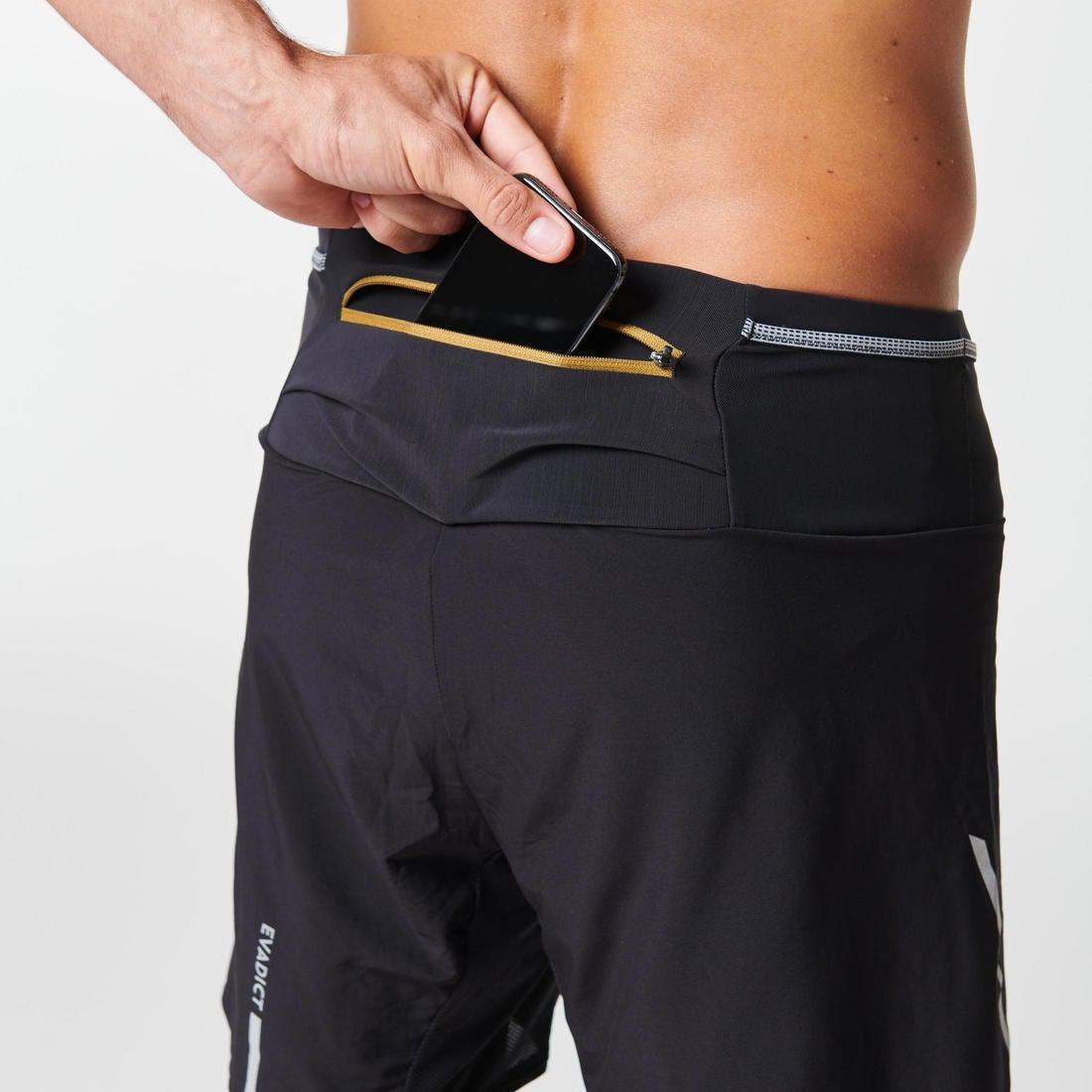 Comfort Trail Running Tight Shorts, Black, No Color, large image number 9