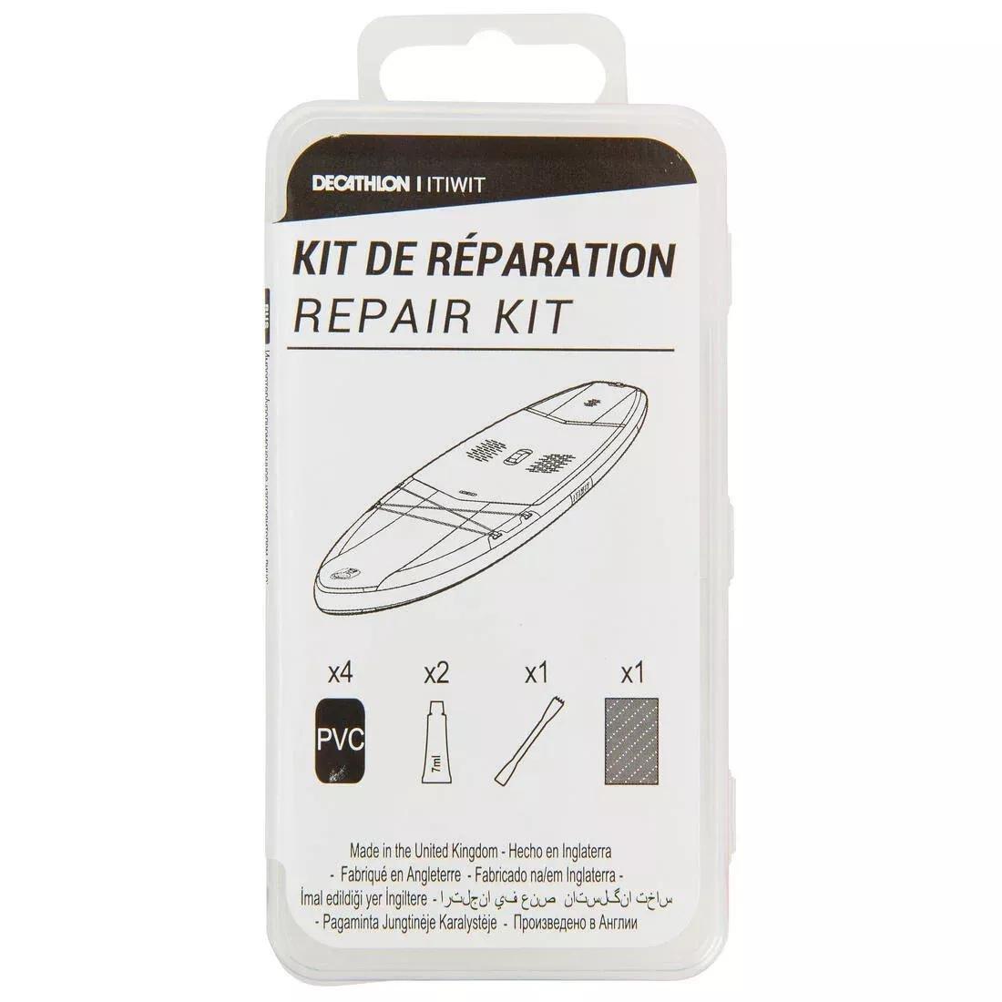 Inflatable Stand Up Paddleboard Repair Kit, Colorless, No Color, large image number 0
